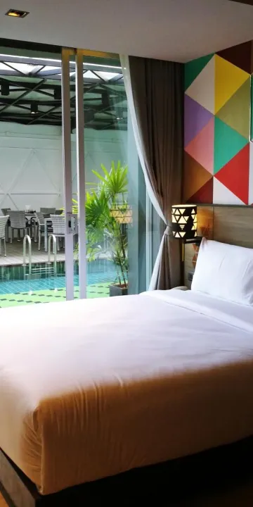 ห้องดีลักซ์พร้อมเข้าถึงสระว่ายน้ำ