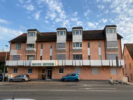 Hotel Bitzer Backnang Zentrum 24h Check in Gratis Parkplätze