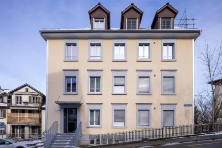 Visimo Apartments St Georgen-Strasse St Gallen - Design City Nature Отели в г. Миттелланд