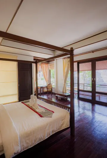 วิลล่าส่วนตัวเตียงคิงไซส์ห้อง