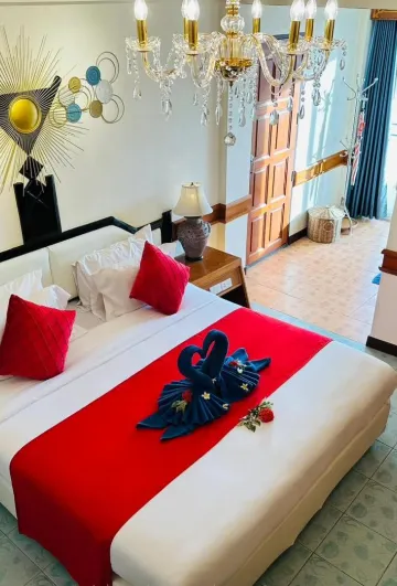 ห้องซูพีเรียร์ เตียงใหญ่ พร้อมวิวทะเล