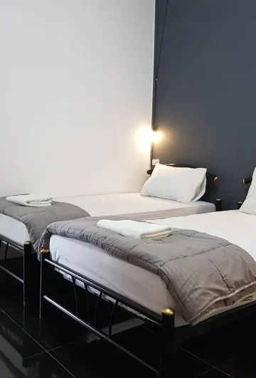 ห้องดีลักซ์เตียงคิงไซส์หรือเตียงแฝด