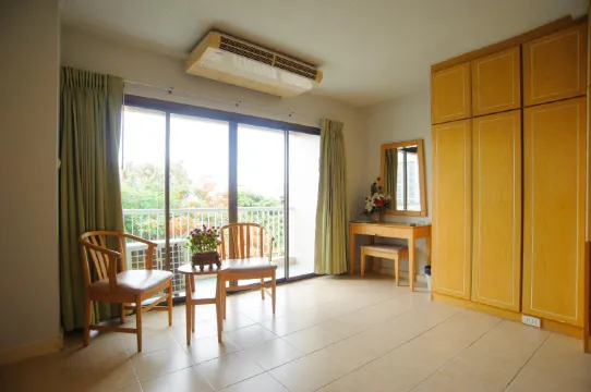 ห้องมาตรฐานเตียงคิงไซส์พร้อมระเบียง