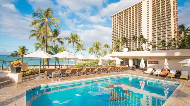 힐튼 하와이안 빌리지 수영장
