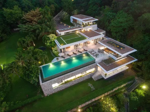 Luxury Villa Skyfall Phuket Ocean View - インフィニティプール