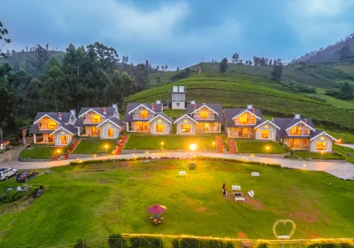 AJ Gable Clouds Ooty by Voye Homes - Serene Stay Near Avalanche Emerald Lake - Kitchenette