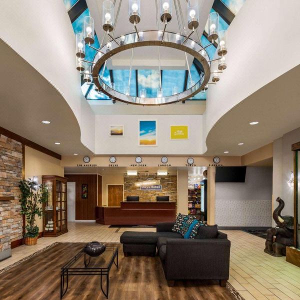 Comfortable hotel lobby accommodation in Allentown Pennsylvania
