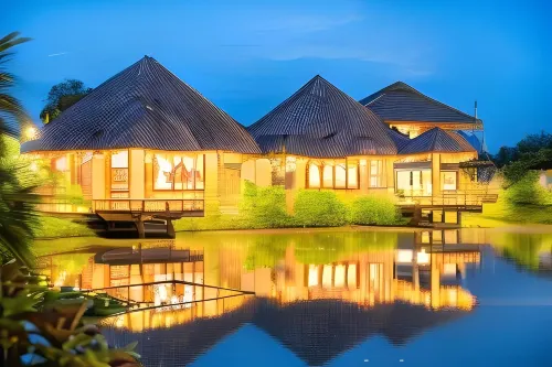 Mekong Silt Ecolodge - Pool Swimming and Free Breakfast