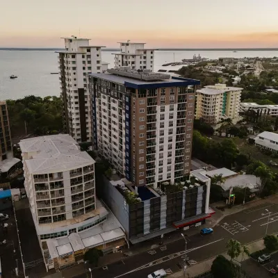 H on Mitchell Apartment Hotel Hotels near Darwin Waterfront Lagoon