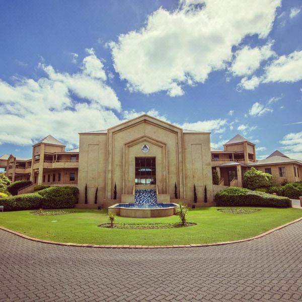 Resort-style accommodation exterior in Busselton, Western Australia
