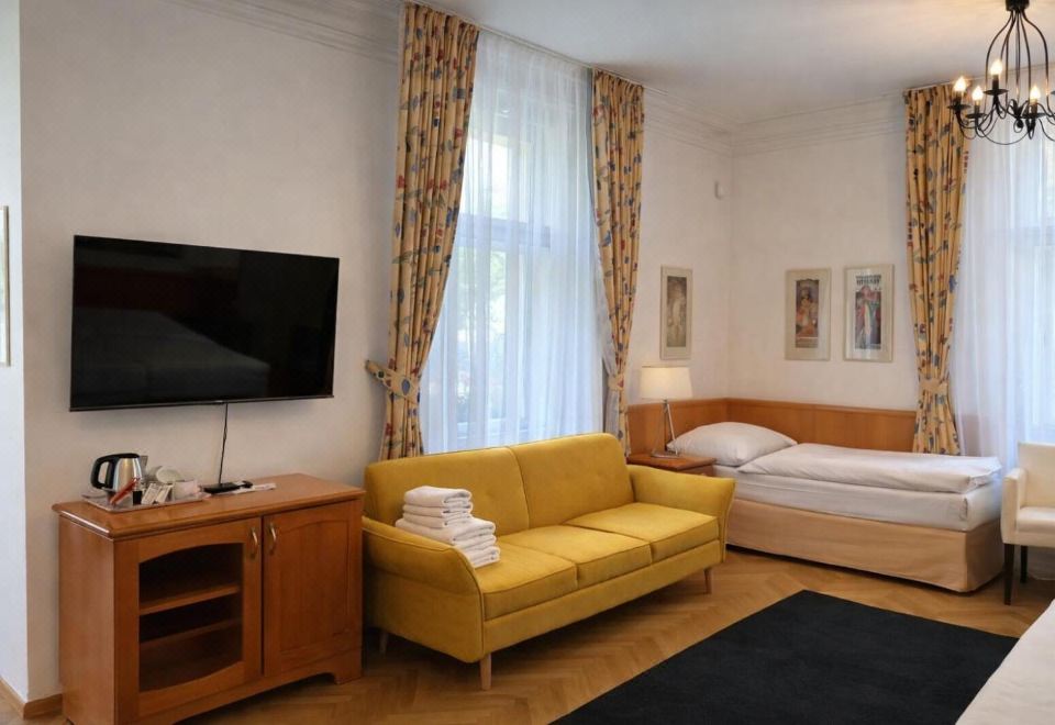 Residence Dykova 정원 또는 객실 사진