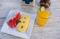 Santorini Beach Resort - Morgenmad