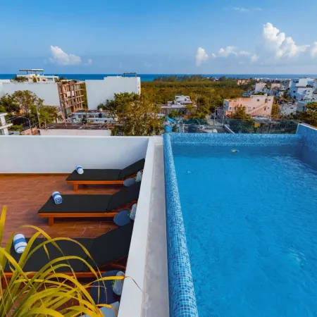 Terrasse Hotel Playa del Carmen
