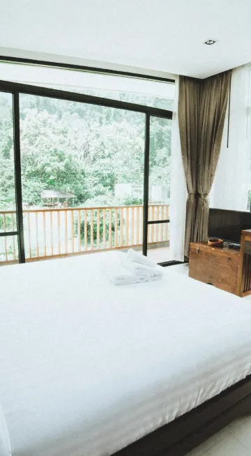 ห้องคิงพร้อมวิวภูเขา