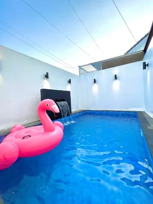 Villa FW 3BR Private Pool at Banguntapan Hotels in Jambidan