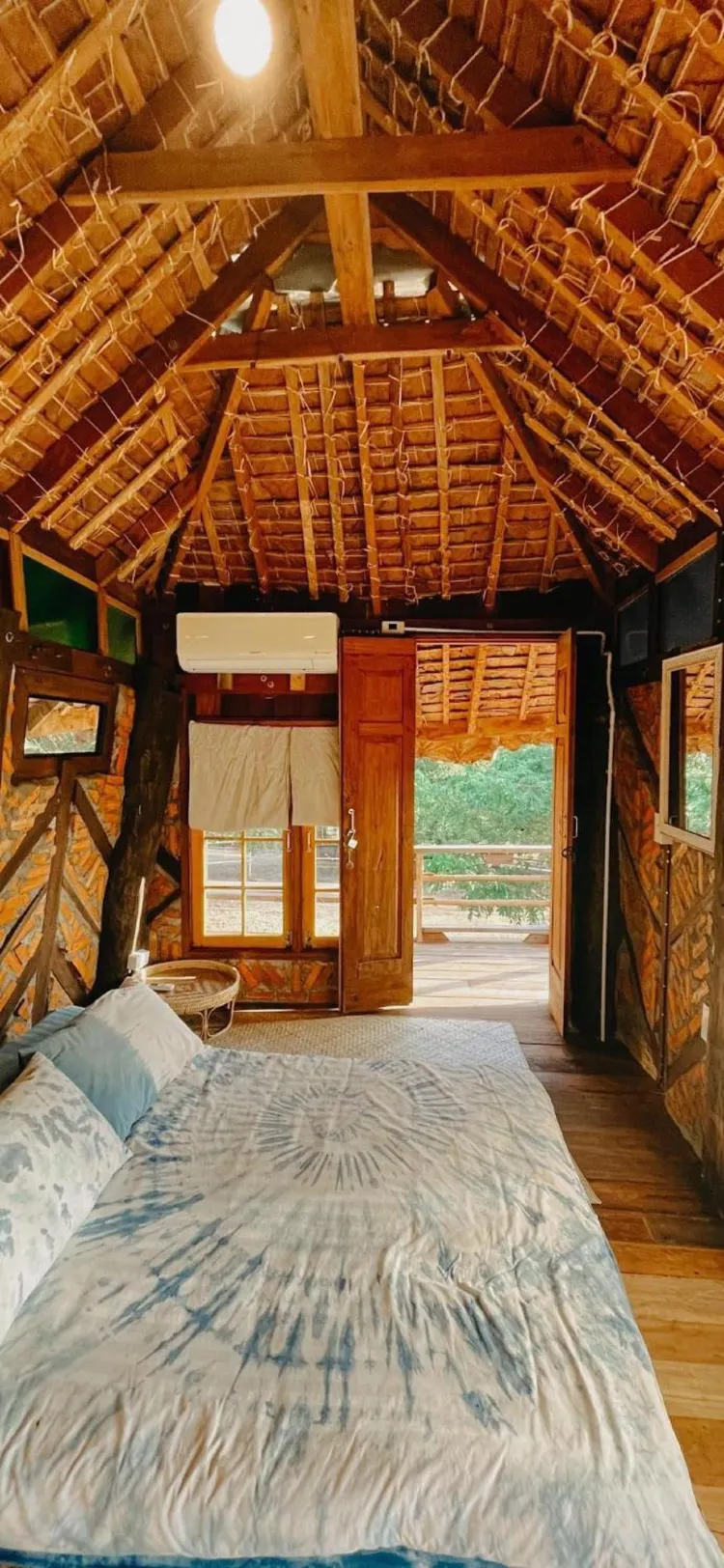 กระท่อมมาตรฐานพร้อมวิวสวน