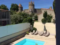 Hôtel L' Aragon - Carcassonne - piscine