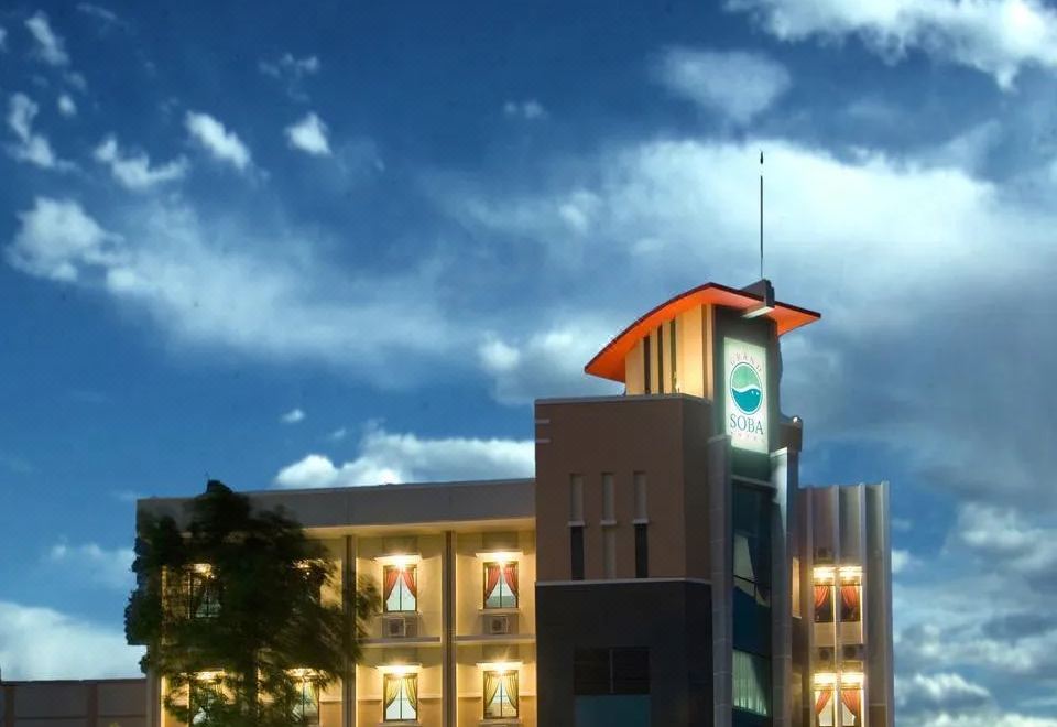 [그랜드 소바 호텔의 외관 야경]