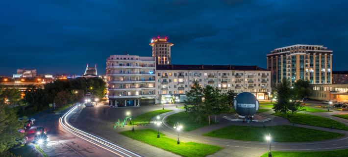 Mayak Korpus Irtyish Hotel Hotéis em Omsk