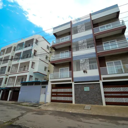 Nandan Enclave 2BHK & 3BHK Family Apartments in Mysore Parking & Kitchen