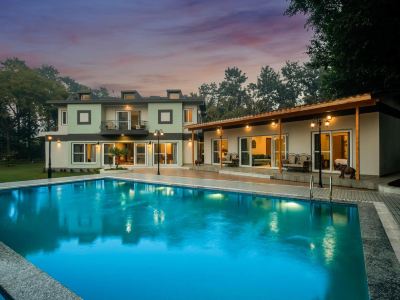 Elivaas Signature 6 BHK Farmstay with Pvt Pool & Garden - ESH