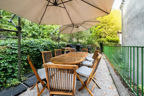 Villa Aimée Luxury Apartments with Heated Pool - Kuntosalit