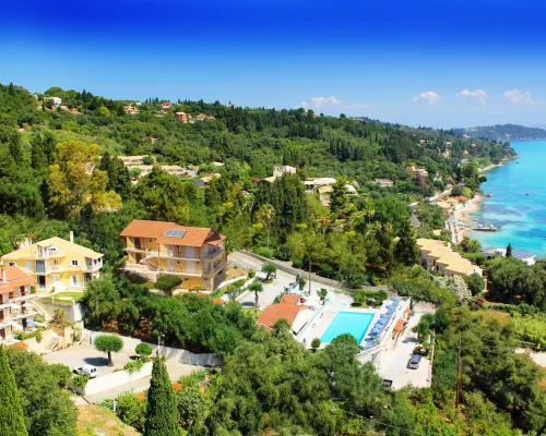 Brentanos Apartments - A - View of Paradise Hotels in Perama