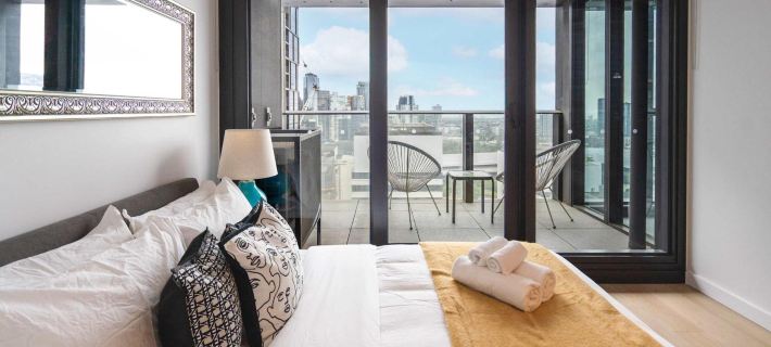 1B1B Condo with Bay &River Views Hotel a Docklands