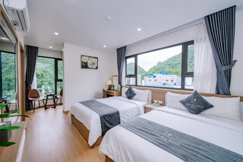 Cat BA Eco Hotel - Bergblick