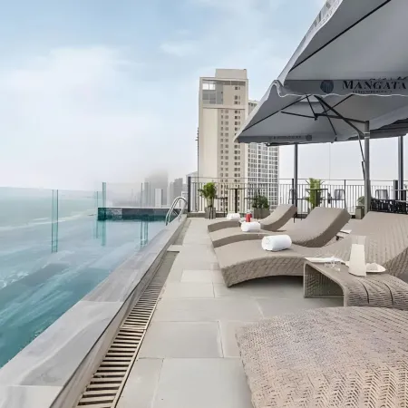 Mangata Beachfront Hotel - Rooftop Bar Sea View