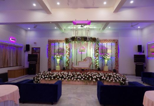 Chandra Pushp Palace의 로비 또는 공용 공간