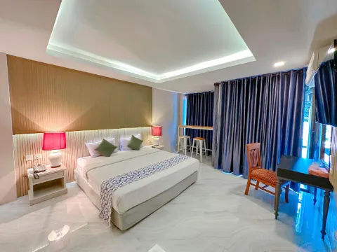 ห้องดีลักซ์ เตียงใหญ่