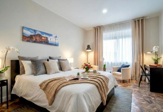 편안한 침대 뷰