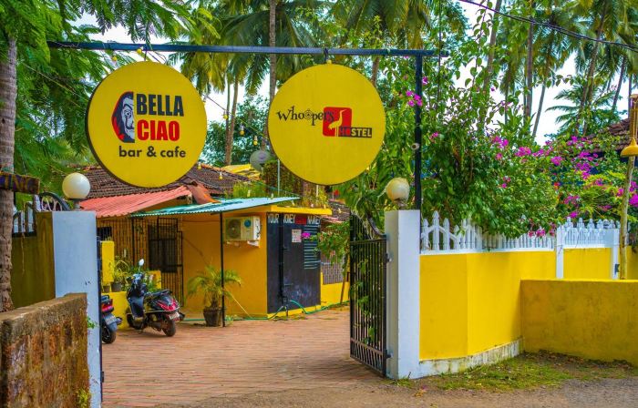Whoopers Hostel Palolem- Money Heist Themed