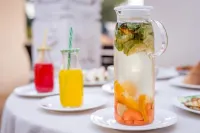 Vijayshree Resort, Hampi - petit déjeuner