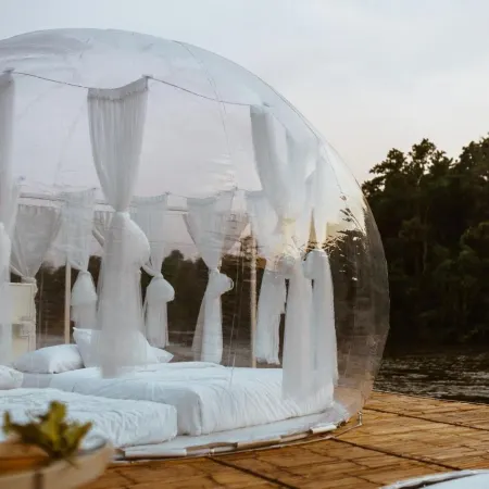 The Three Bubble Houses