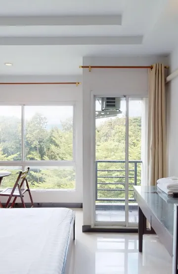 ห้องมาตรฐานอาคาร 2 พร้อมเตียงคู่