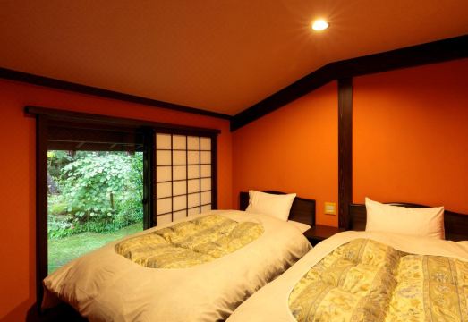 온천 마을 경관