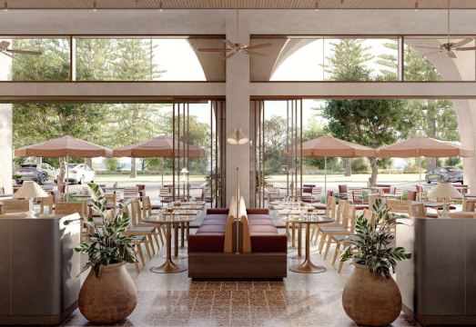 Mondrian Gold Coast 수영장 또는 고급스러운 객실 내부