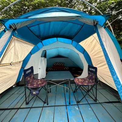 Lembah Nusa Bening76 Riverside Camp Hotel dekat Air Terjun Ciburial 