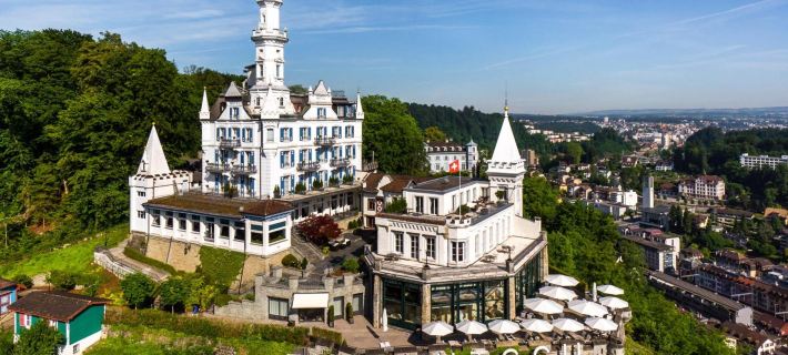Château Gütsch Hotele w: Lucerna