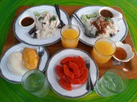 Baan Glangsuan Bang Kobua - breakfast