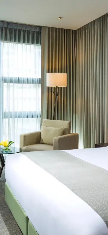 ห้องสแตนดาร์ด เตียงคิงไซส์ พร้อมวิวเมือง