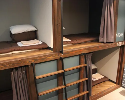 BUNA CABIN Matsumoto 美鈴湖周辺のホテル
