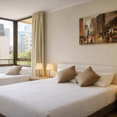 Apartamentos Costanera Centre Hotels near Tobalaba Metro Station