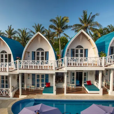 Santorini Beach Resort Hotels near Pantai Karang Beach