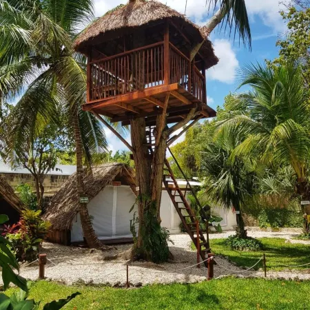 El Búho Bacalar Eco-Cabañas Hostal