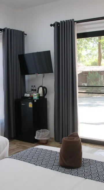 [อาคารหลัก] ห้องสตูดิโอสวีททวิน วิวสวน