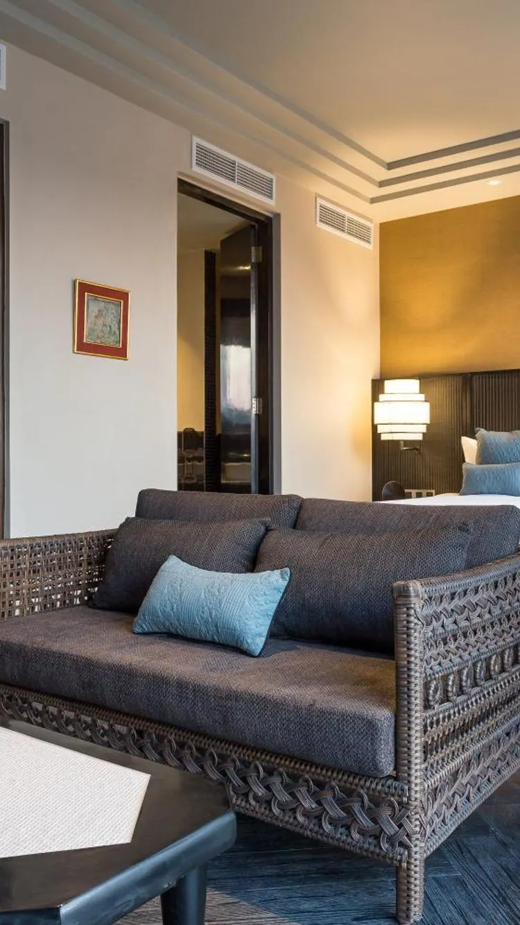 ห้องดีลักซ์เตียงใหญ่หรือเตียงแฝดพร้อมวิวแม่น้ำ