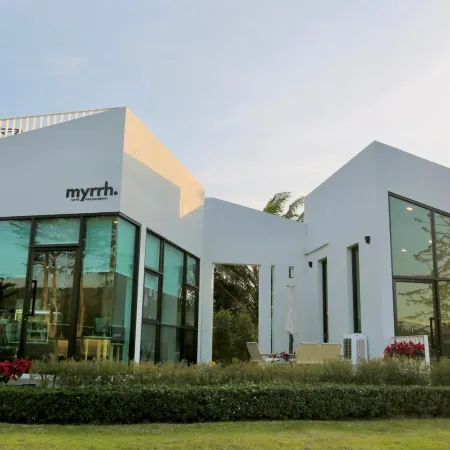 myrrh. Resort